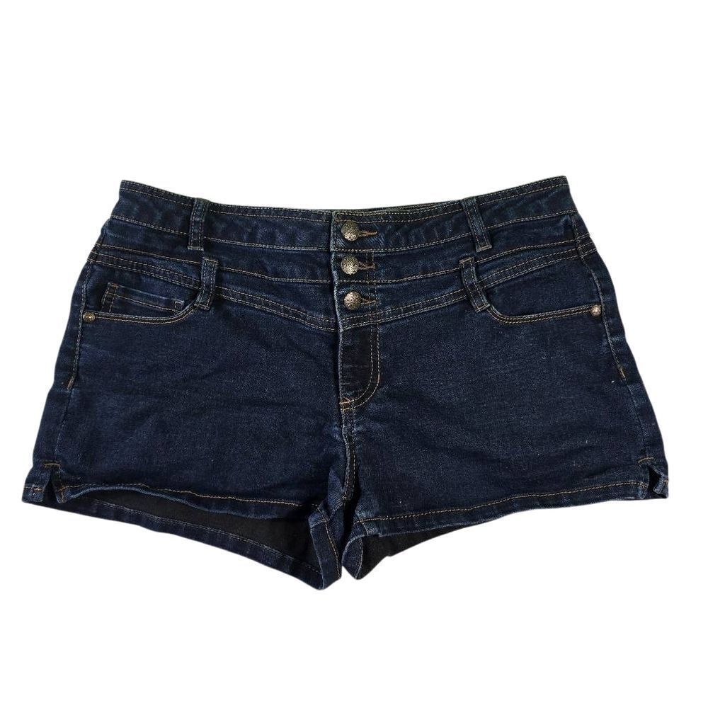 Blue Spice Indigo High Waist Jean Shorts